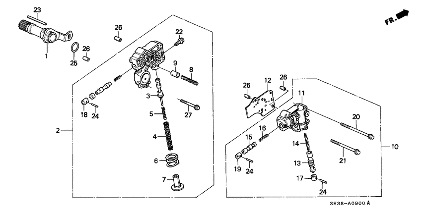 Regulator/lock up valve