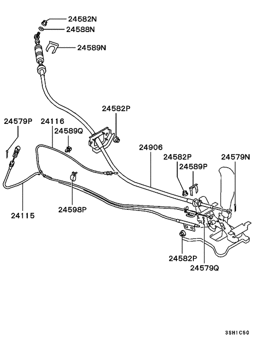 A/t floor shift linkage