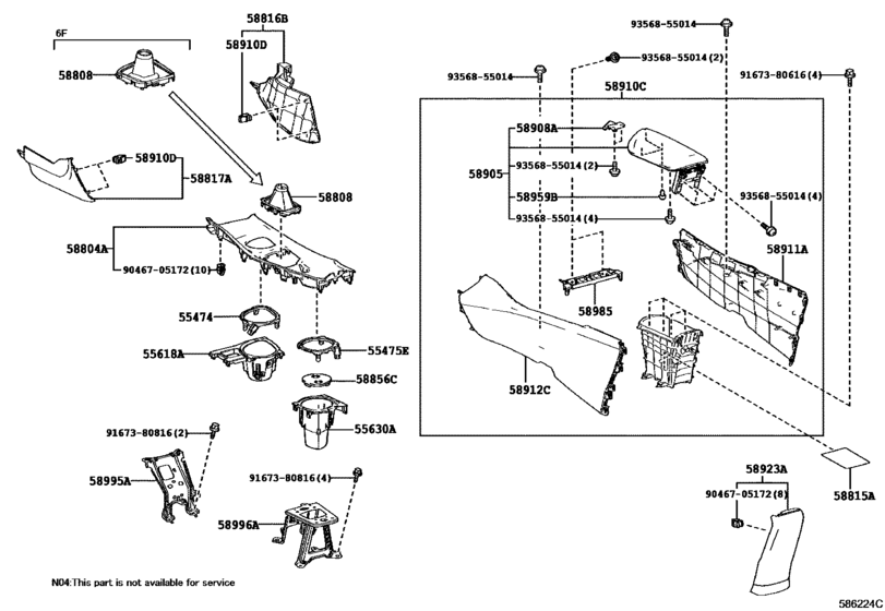 Console Box & Bracket