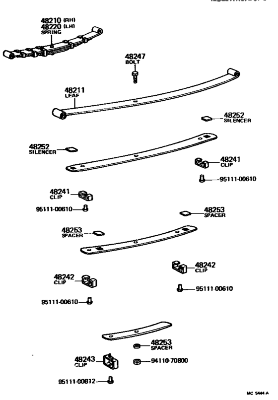 Rear Spring & Shock Absorber