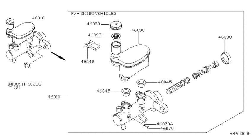 Brake master cylinder