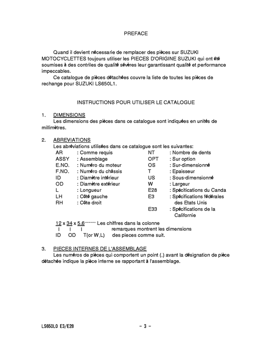 Catalog preface