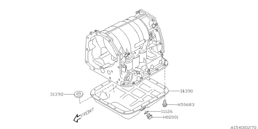 At, transmission case