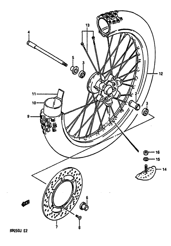 Front wheel