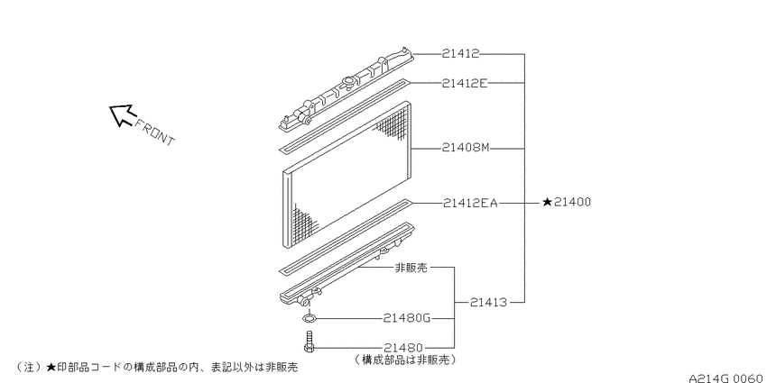 Radiator, shroud & fitting