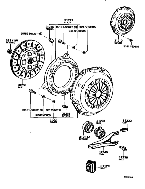 Clutch & Release Fork