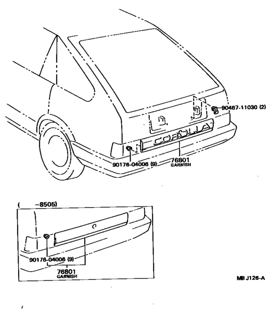 Rear Moulding