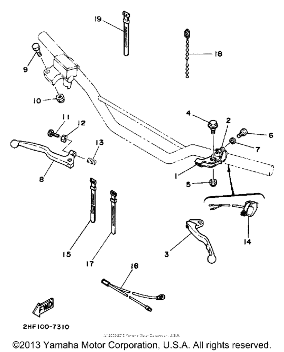 Handle switch-lever