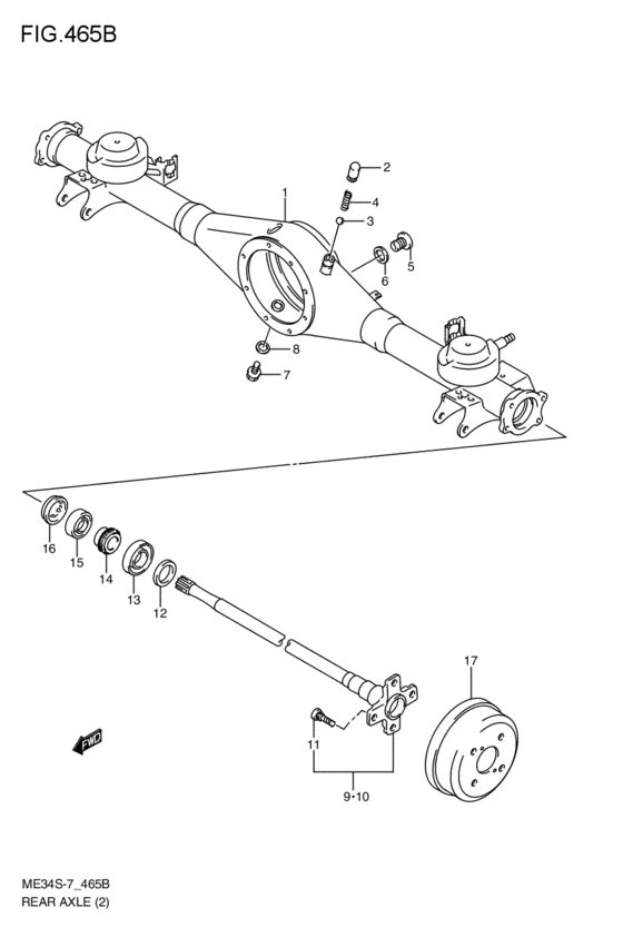 rear axle