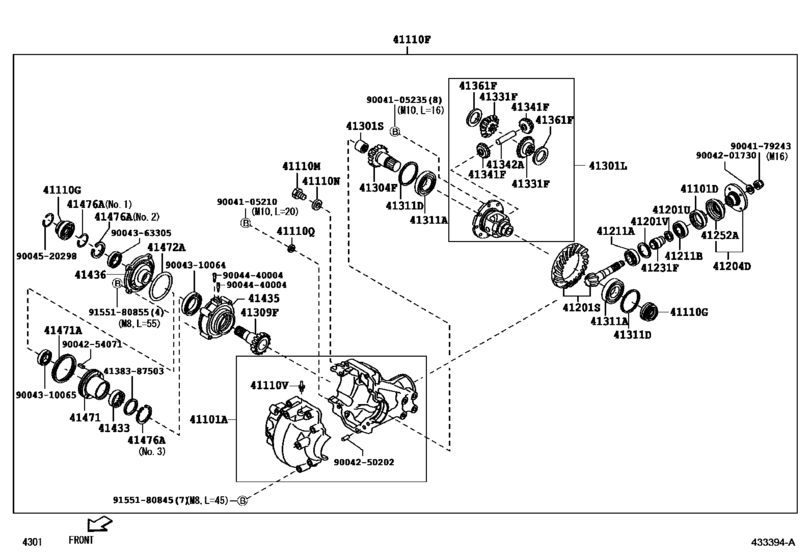 Front Axle Housing & Differential