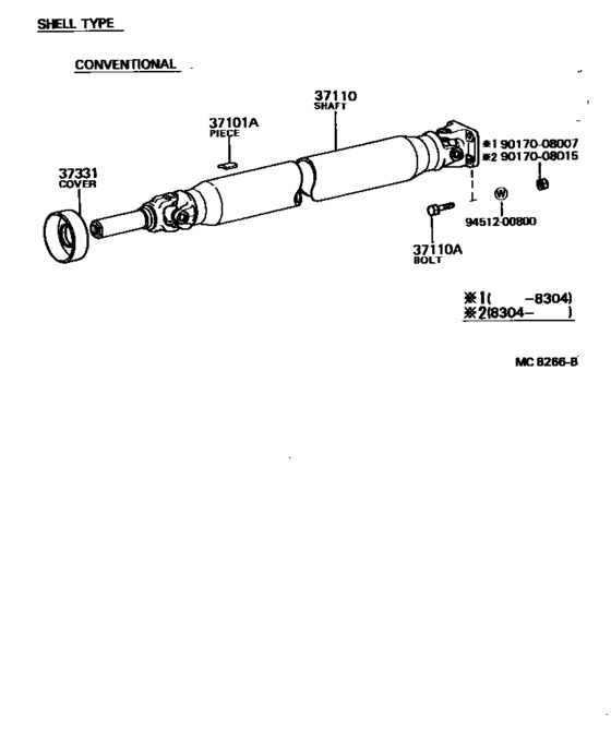Propeller Shaft & Universal Joint