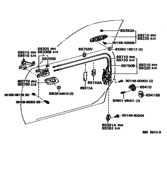 Front Door Lock & Handle