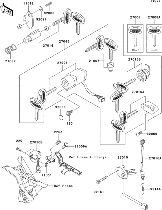 Ignition switch(vn1500-n1h)
