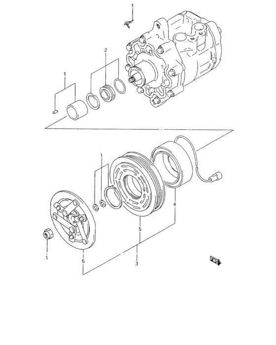 Compressor and magnet clutch