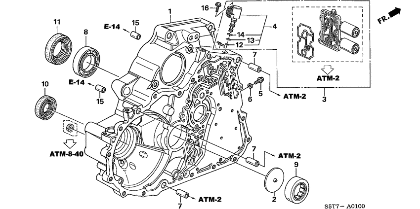 Torque converter case