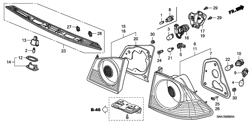 Taillight/license light