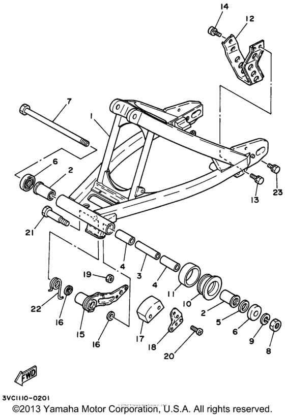 Rear arm & suspension