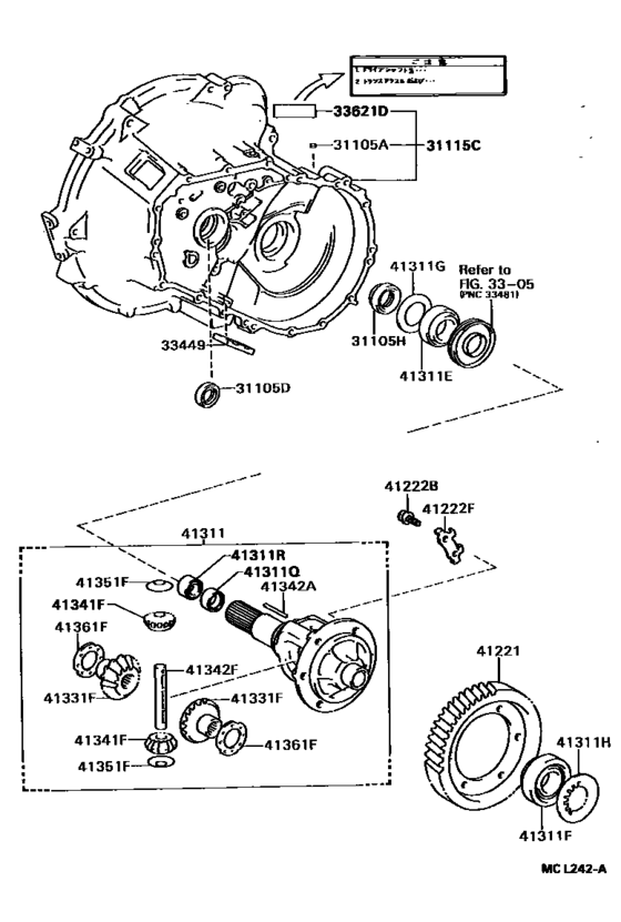 Front Axle Housing & Differential