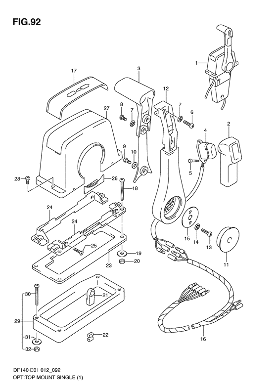 Top mount single
