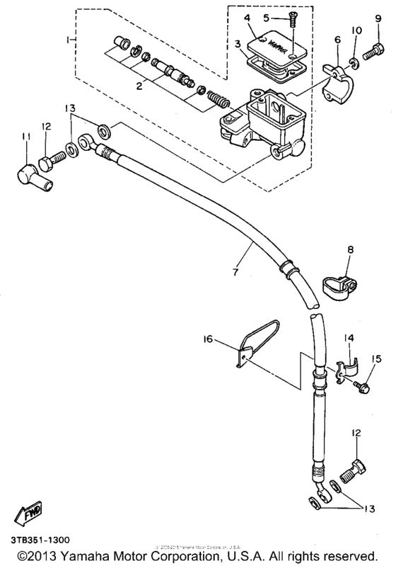 Front master cylinder
