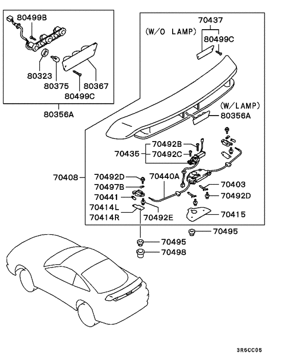 Rear garnish & moulding