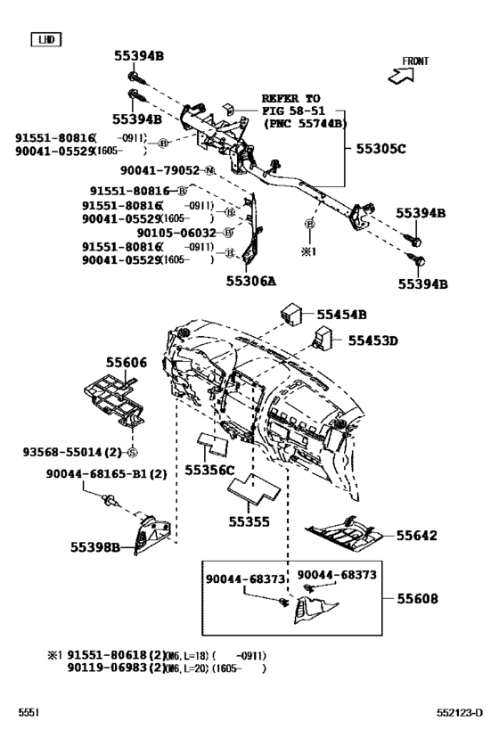 Instrument Panel & Glove Compartment