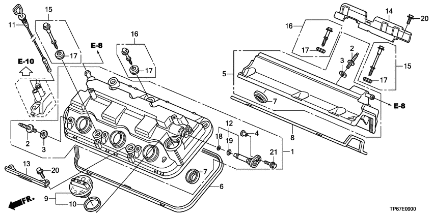 Cylinder head cover