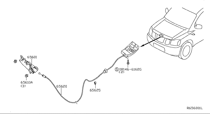 Hood lock control