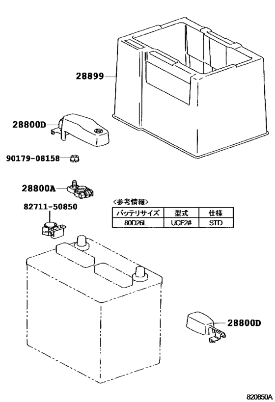 Battery & Battery Cable