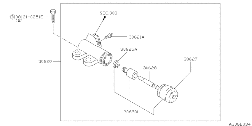 Clutch operating cylinder