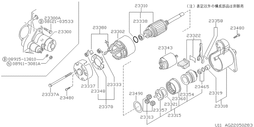 Starter motor