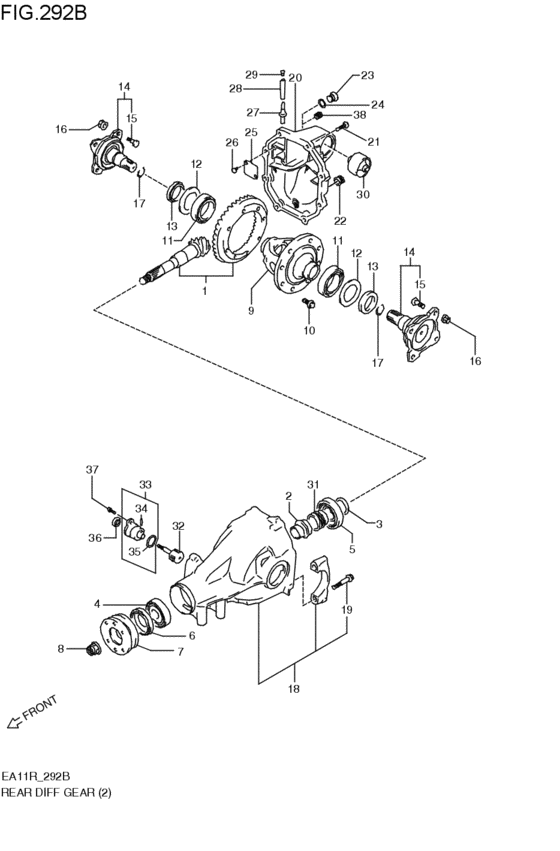 リヤデファレンシャルギヤ