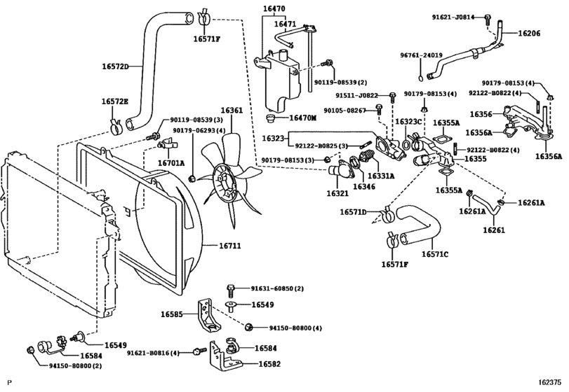 Radiator & Water Outlet