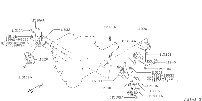 Engine & transmission   mounting