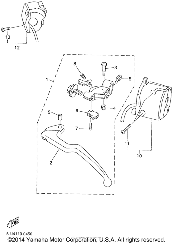 Handle switch & lever