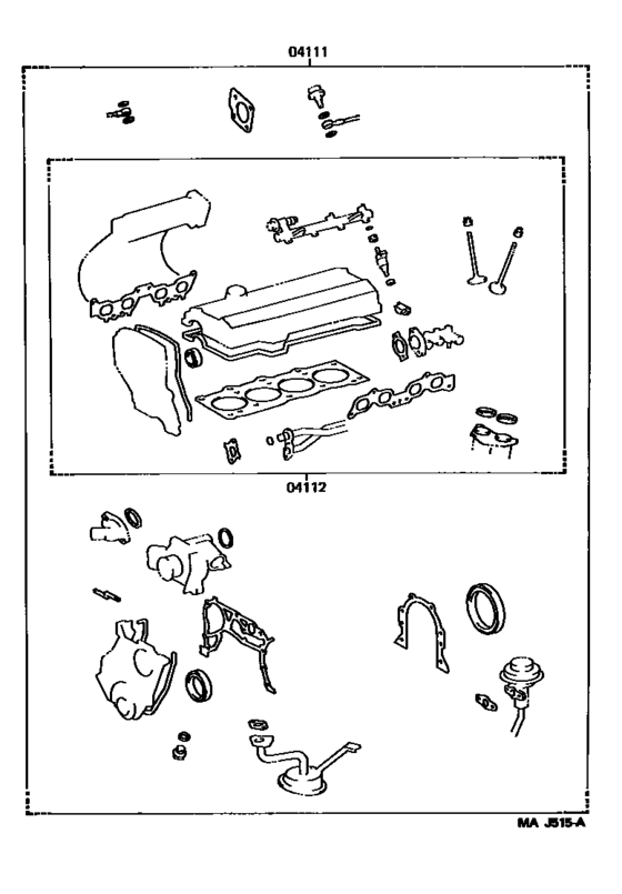 Engine Overhaul Gasket Kit