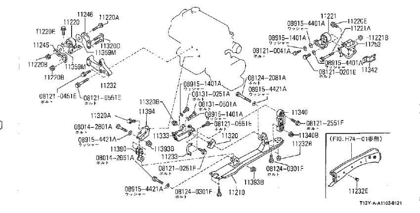 engine & transmission mounting