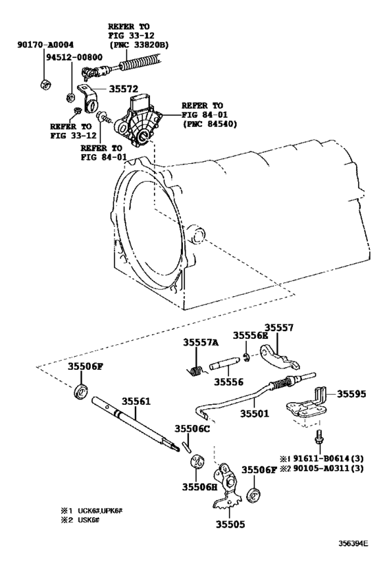 Throttle Link & Valve Lever (Atm)