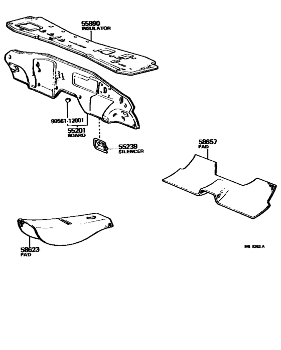 Dash Silencer Board & Floor Silencer Pad