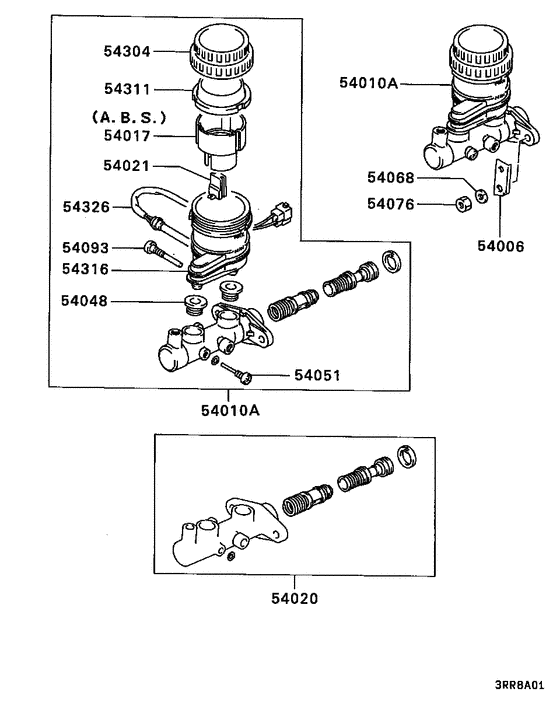 Brake master cylinder