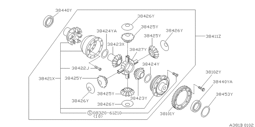 Front final drive