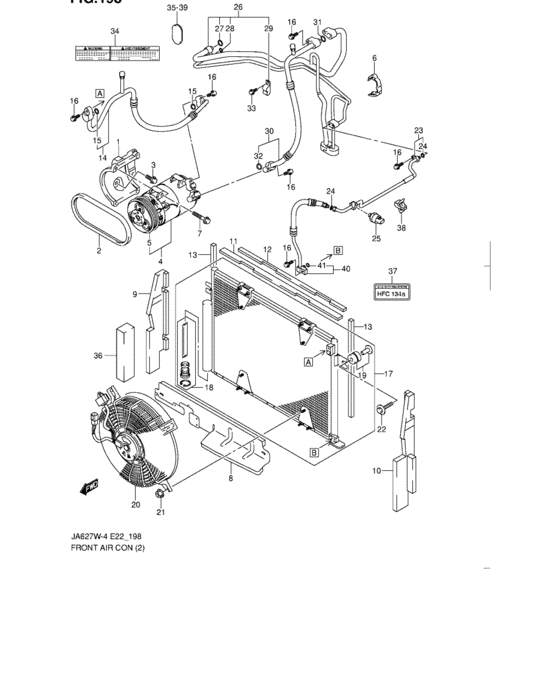 Front air conditioner