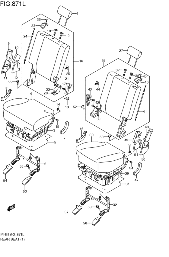 rear seat