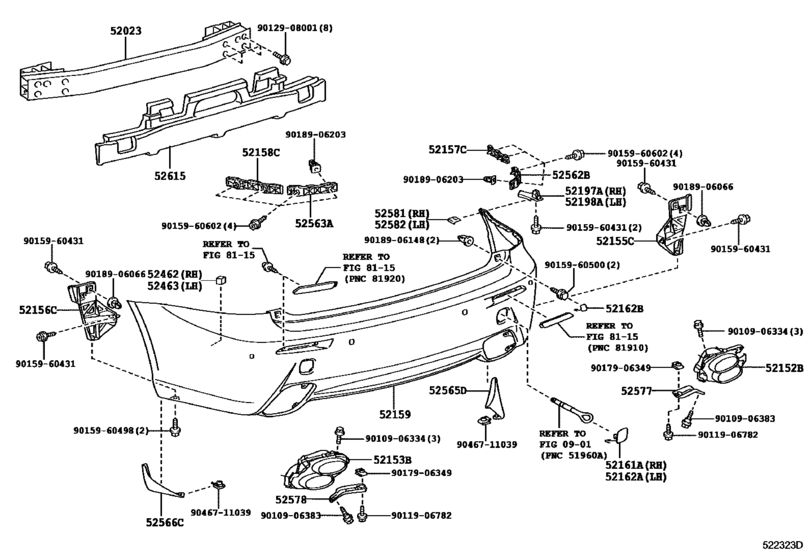 Rear Bumper & Bumper Stay