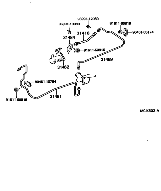 Clutch Pedal & Flexible Hose
