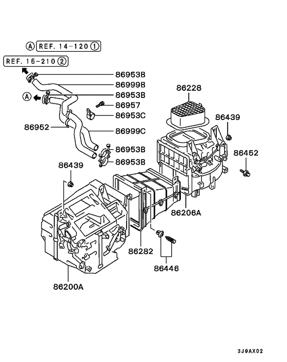 Heater unit & piping