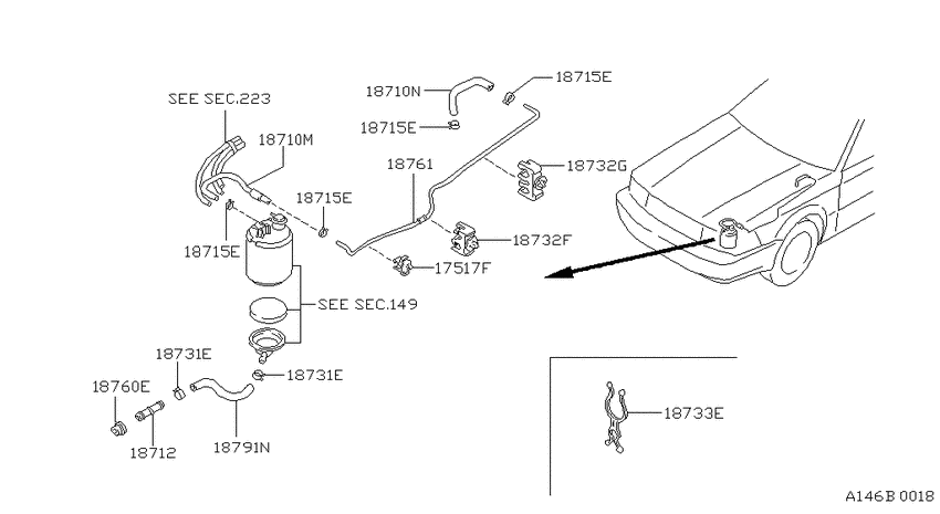 Emission control piping