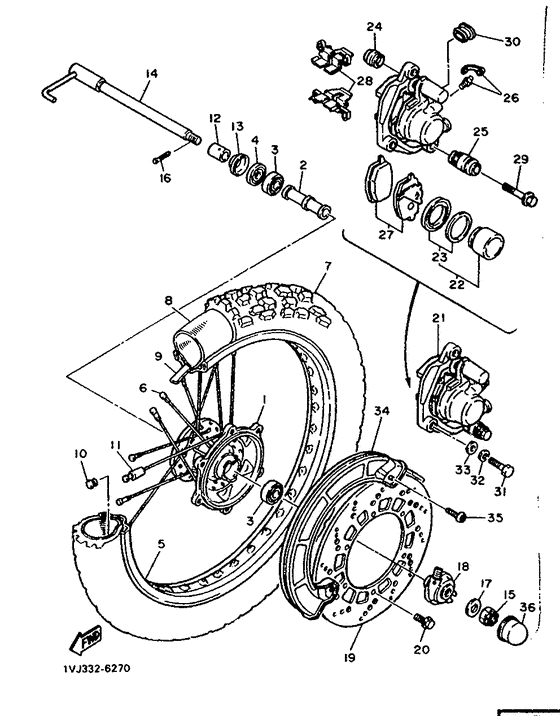 Front wheel