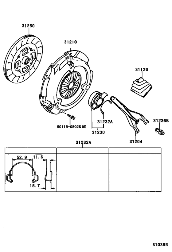 Clutch & Release Fork
