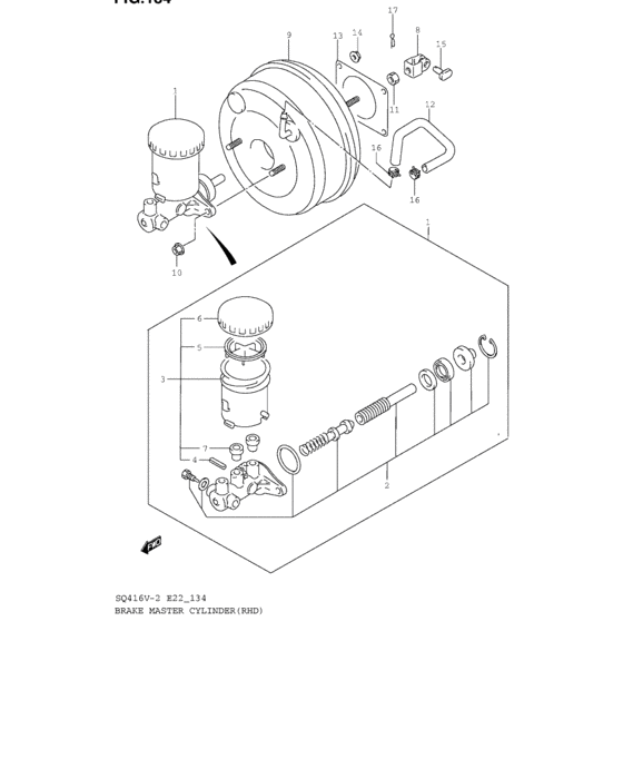 Brake master cylinder